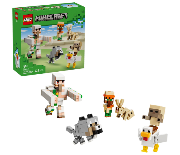 LEGO MINECRAFT 21592 Atak kurzego jeźdźca na pustyni - 1529734 - zdjęcie 2